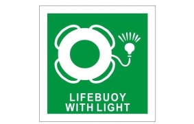 Life buoy with light